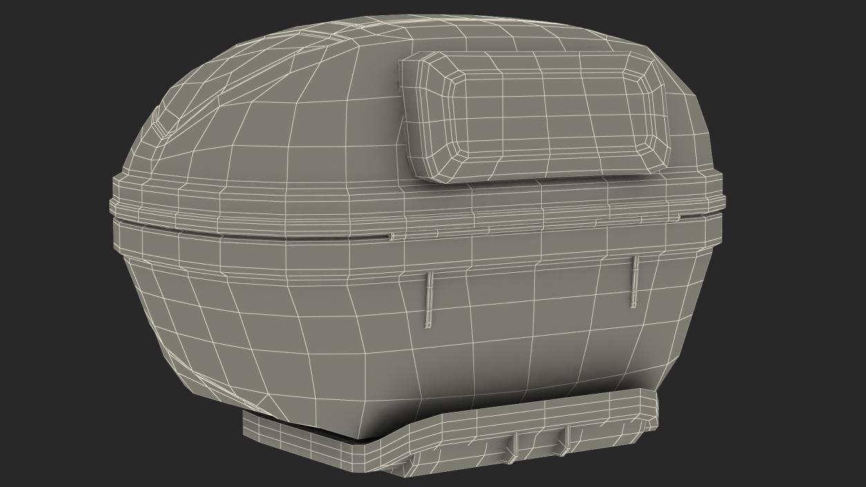 3D Motorcycle Luggage model