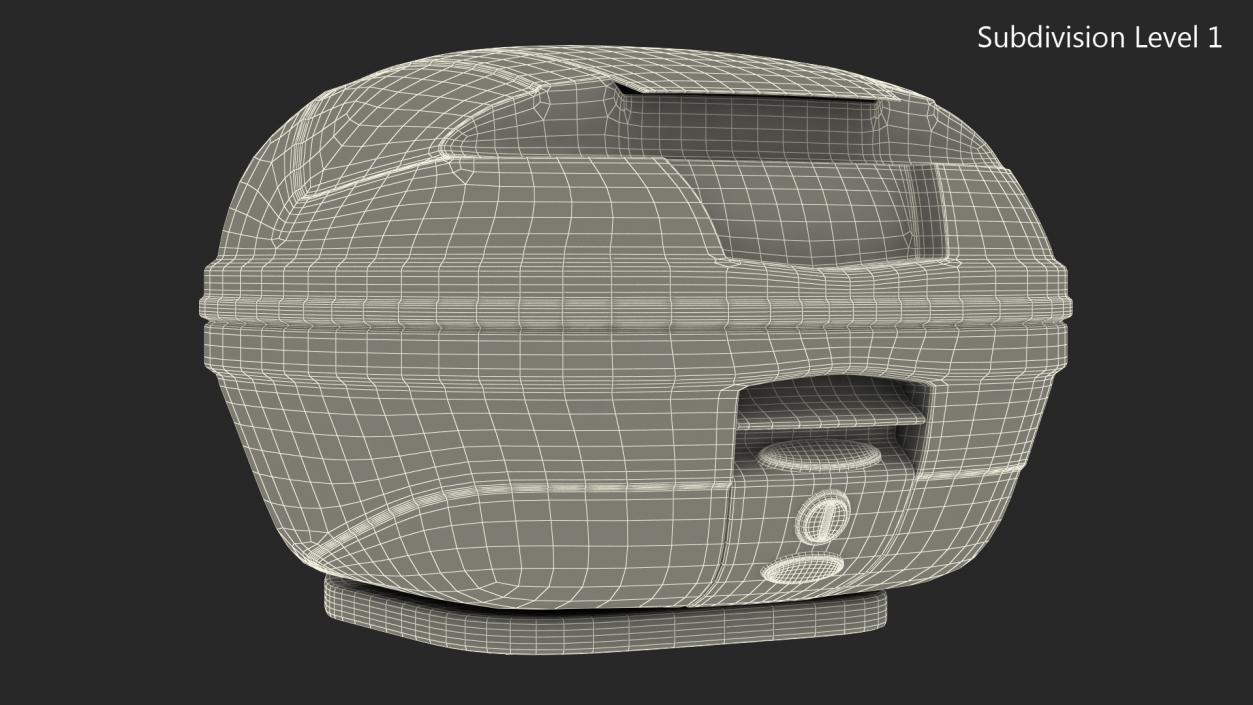 3D Motorcycle Luggage model