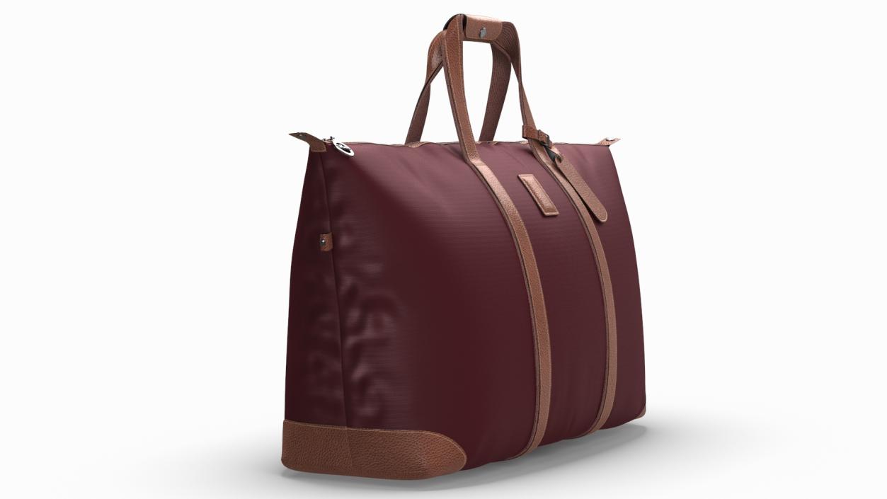 3D Fashion Man Travel Bag Dark Red