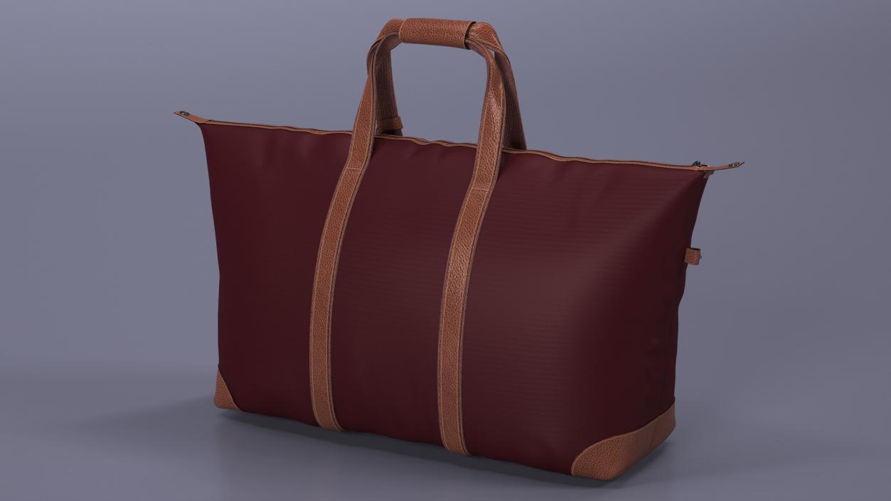 3D Fashion Man Travel Bag Dark Red