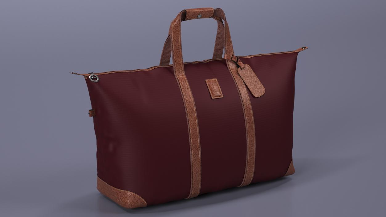 3D Fashion Man Travel Bag Dark Red