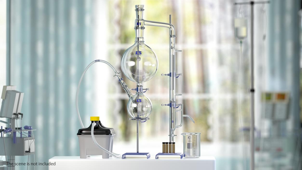 3D model Terpene Distillation Laboratory Set