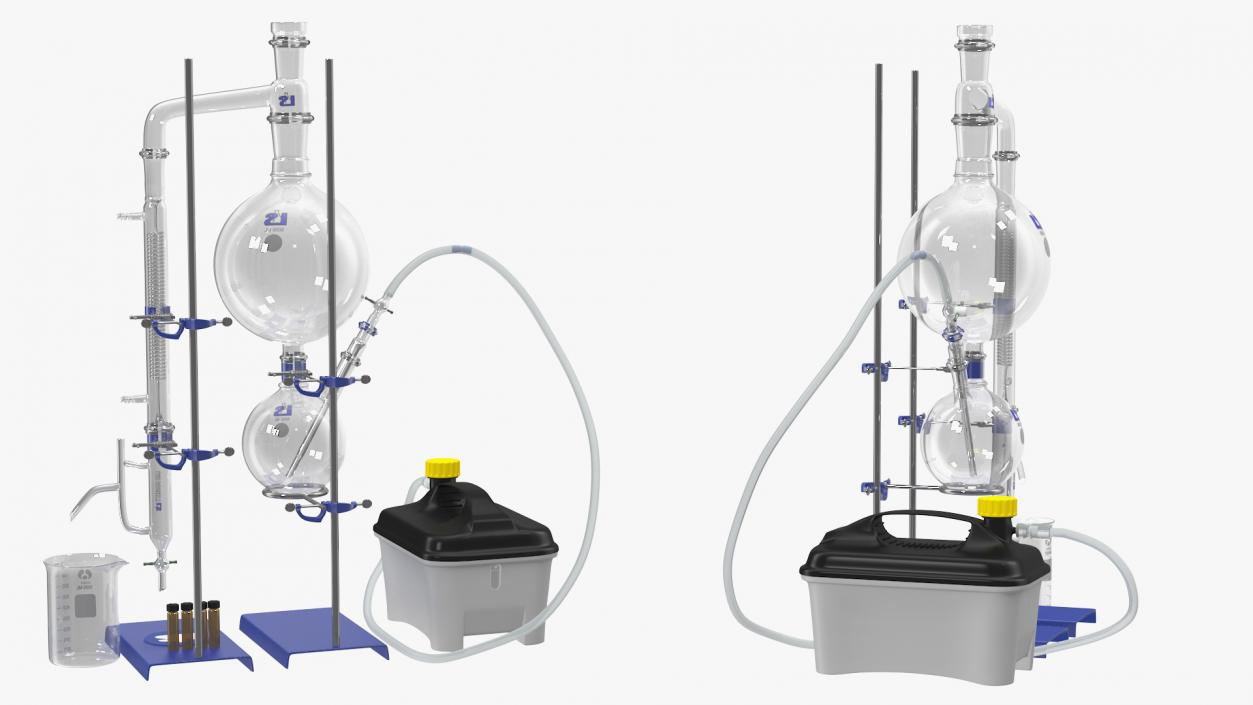 3D model Terpene Distillation Laboratory Set