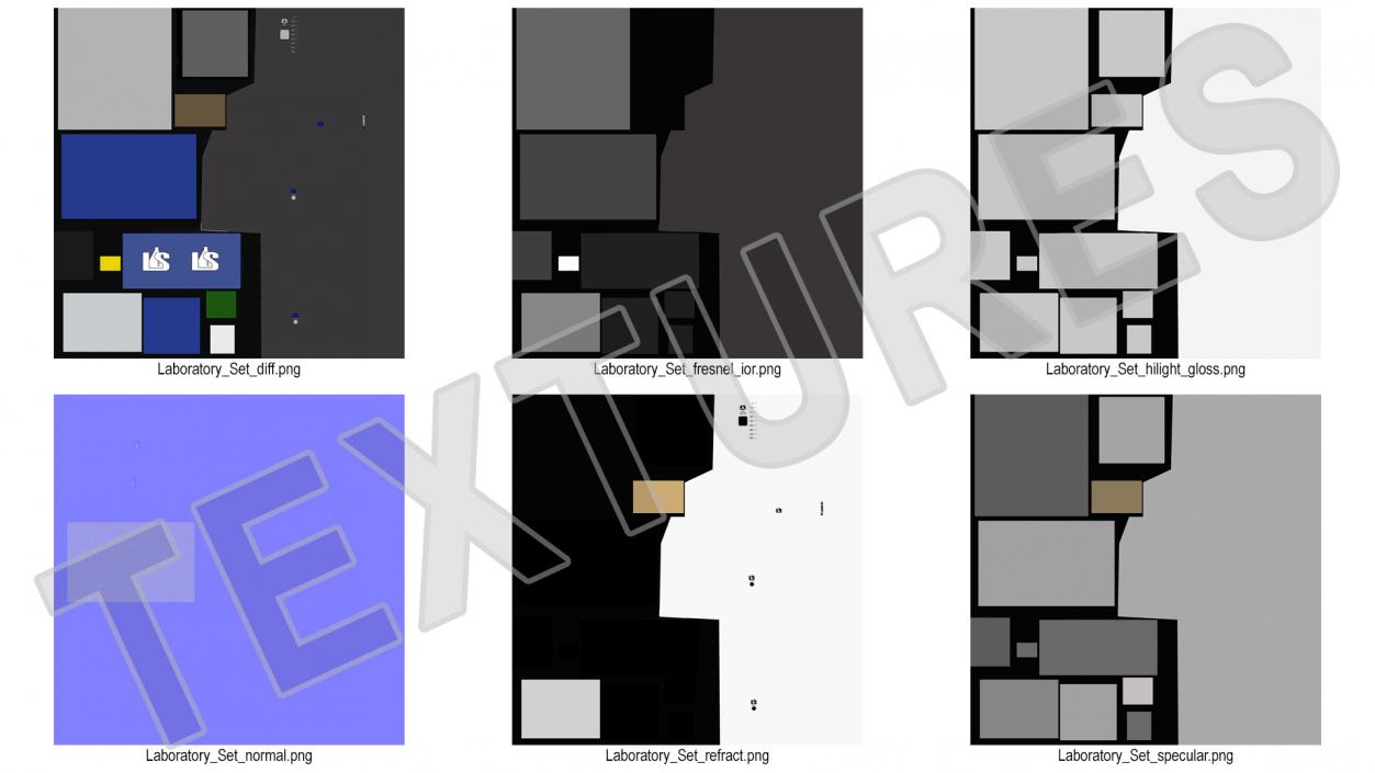 3D model Terpene Distillation Laboratory Set