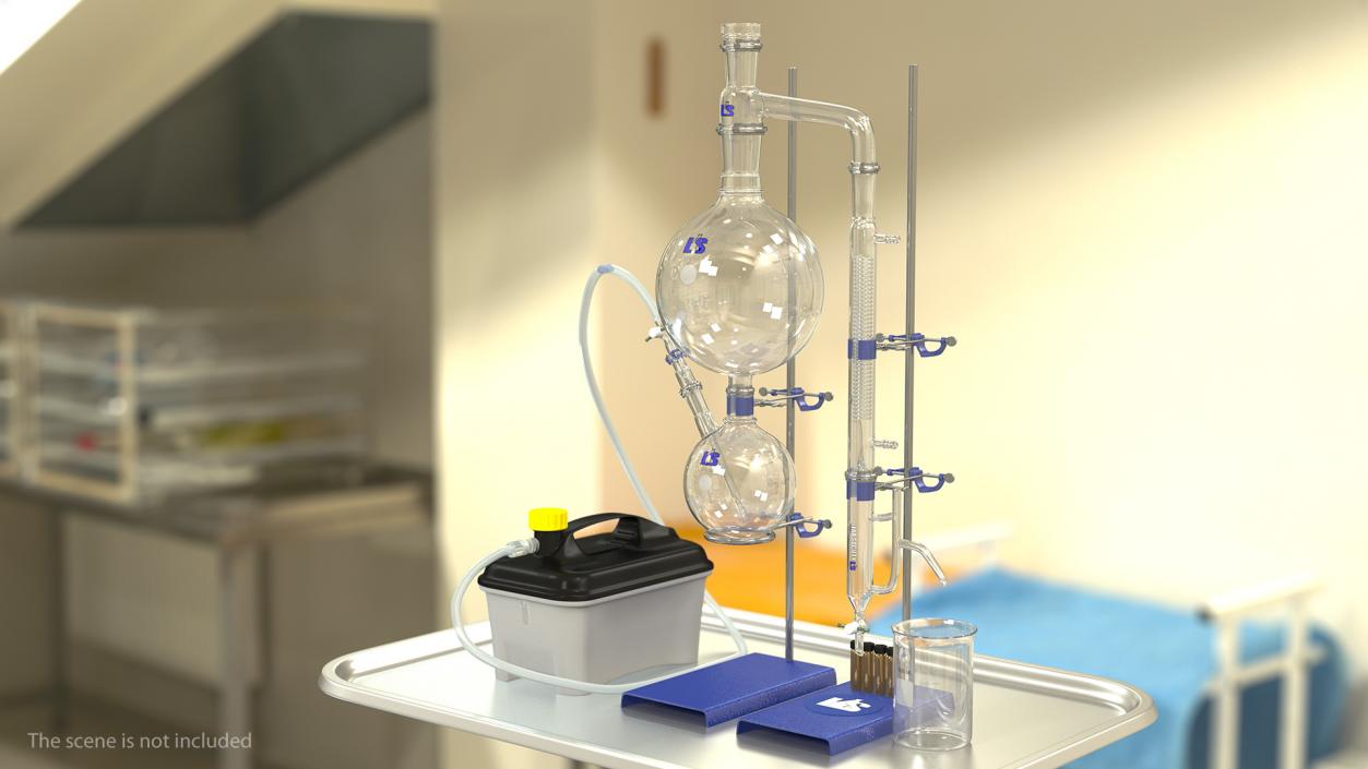 3D model Terpene Distillation Laboratory Set