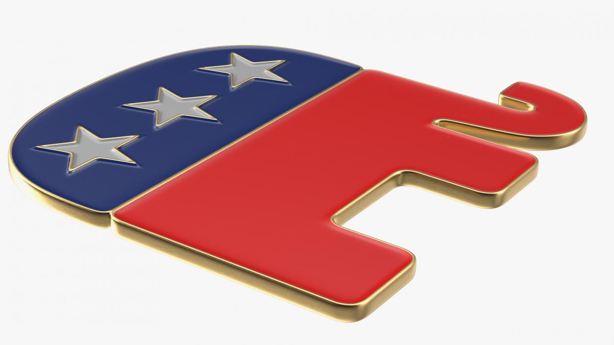 Republican Party Elephant Symbol 3D