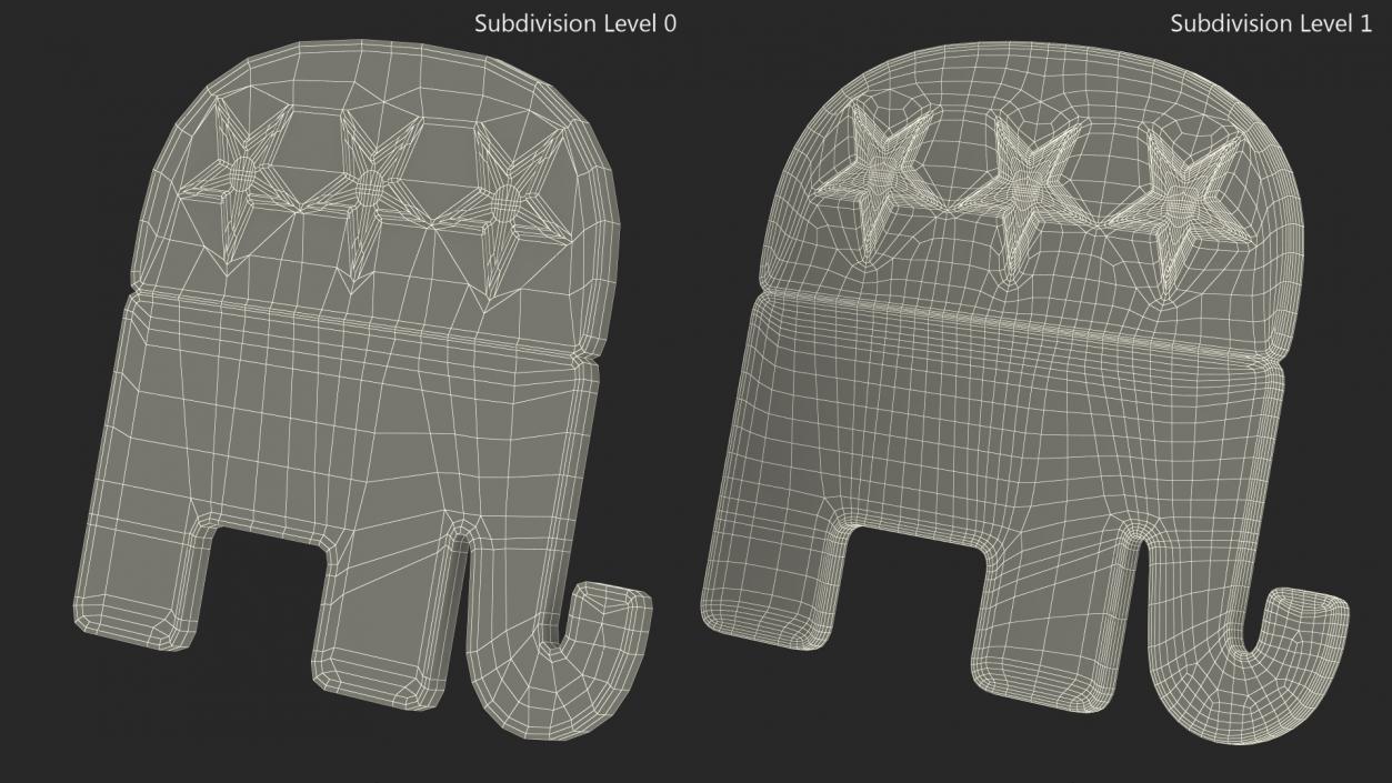 Republican Party Elephant Symbol 3D