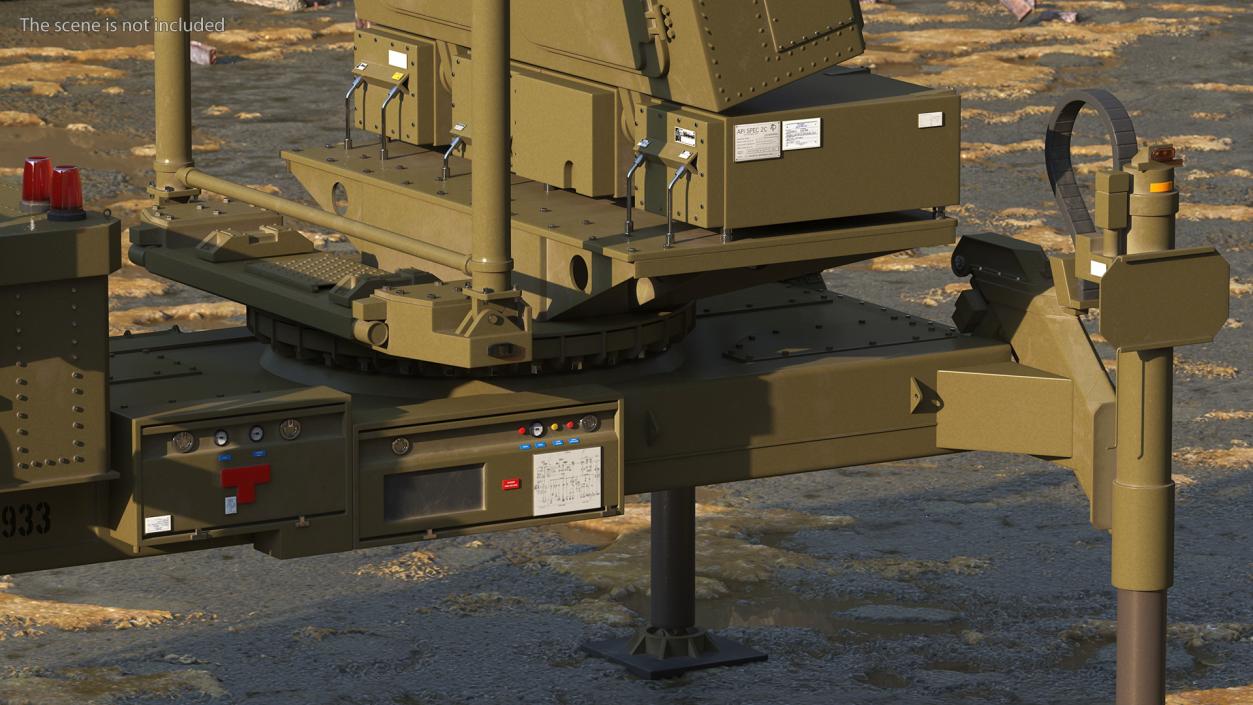 Ground Based Mobile Multi Mission Radar 3D model