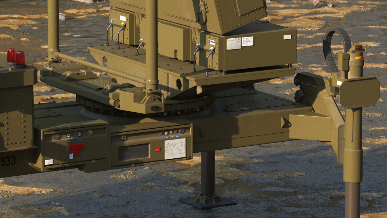 Ground Based Mobile Multi Mission Radar 3D model