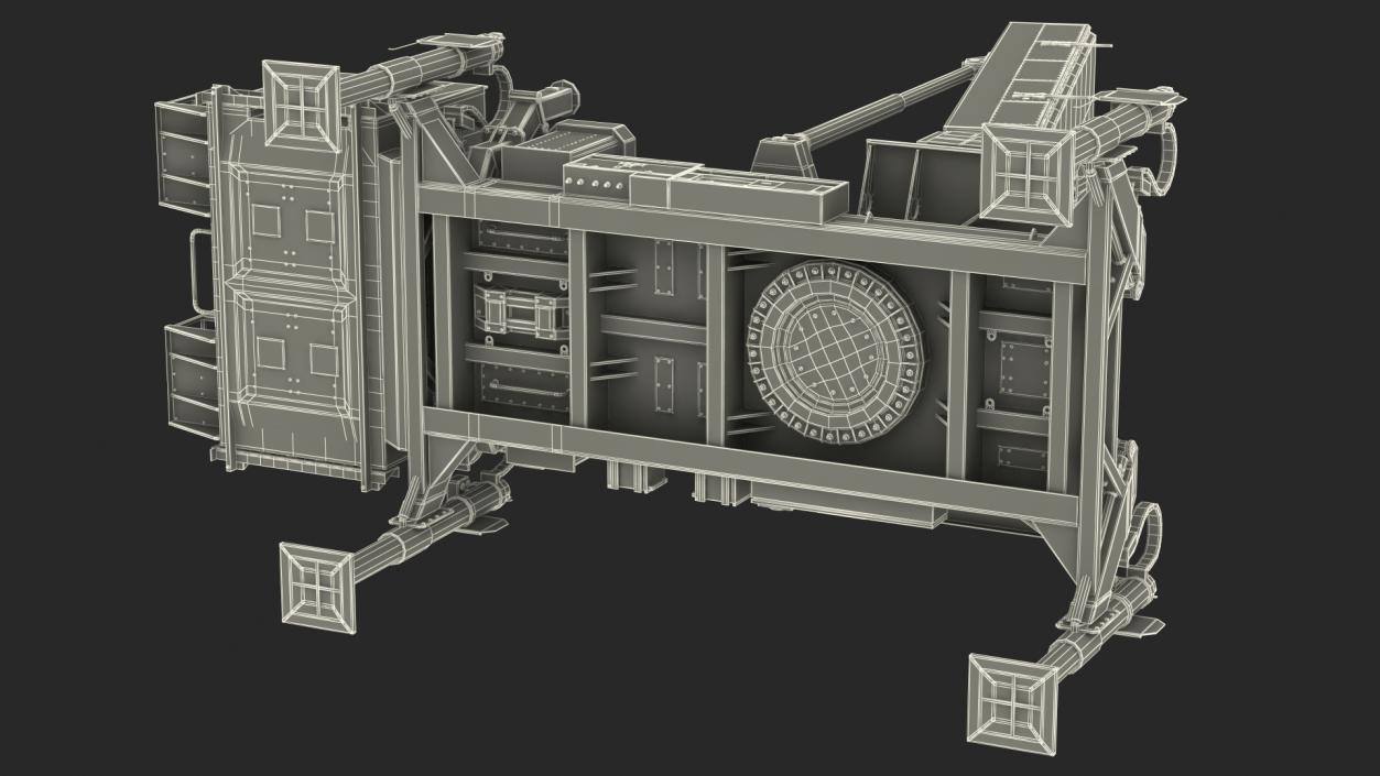 Ground Based Mobile Multi Mission Radar 3D model