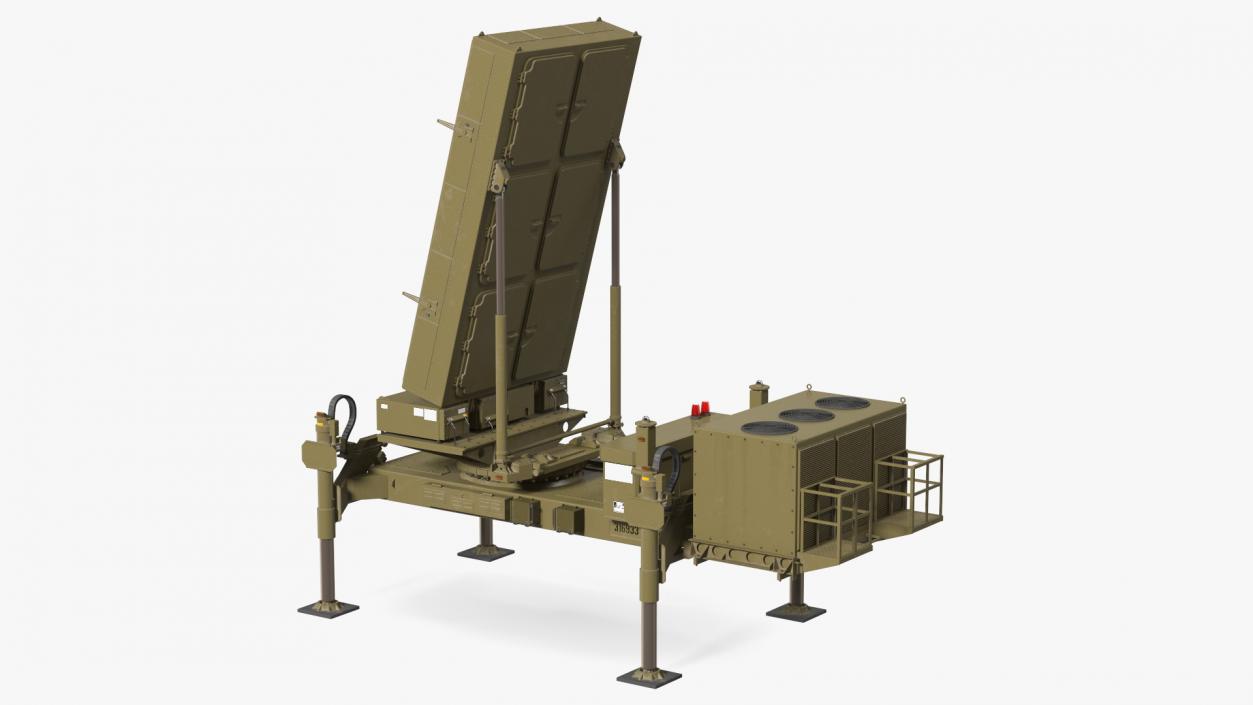 Ground Based Mobile Multi Mission Radar 3D model