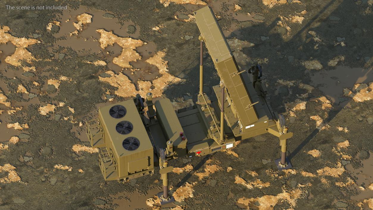 Ground Based Mobile Multi Mission Radar 3D model