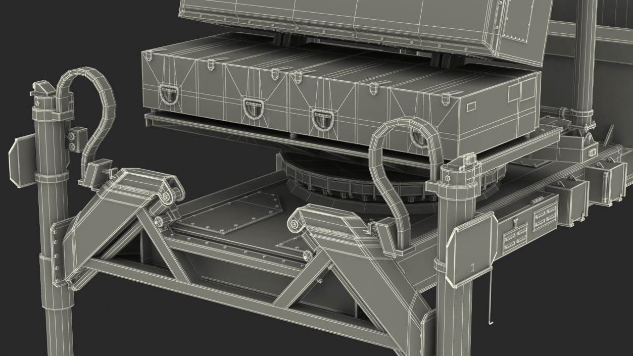 Ground Based Mobile Multi Mission Radar 3D model