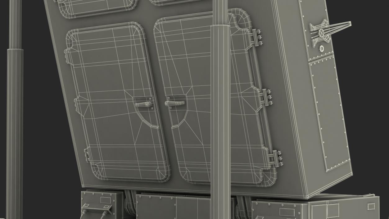 Ground Based Mobile Multi Mission Radar 3D model