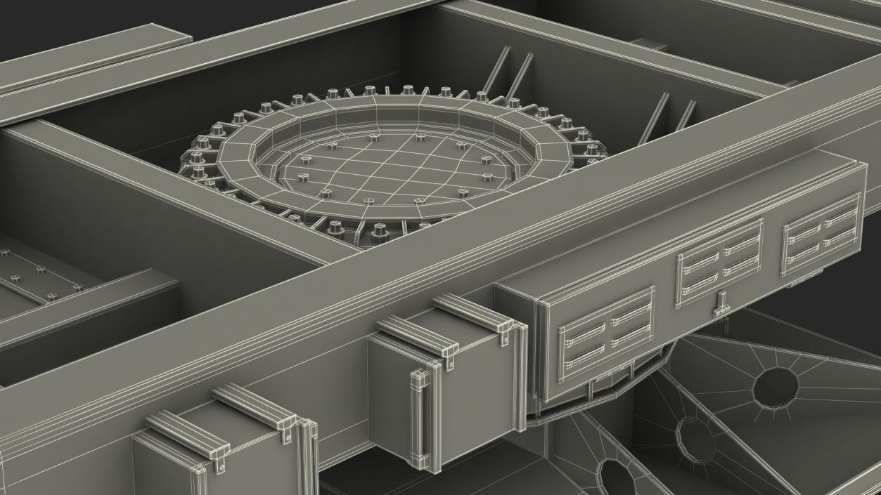 Ground Based Mobile Multi Mission Radar 3D model