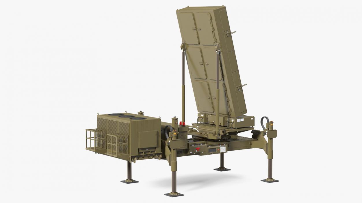 Ground Based Mobile Multi Mission Radar 3D model