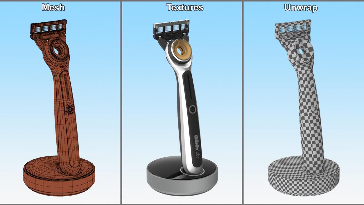 Gillette Labs Razor Light Off 3D model