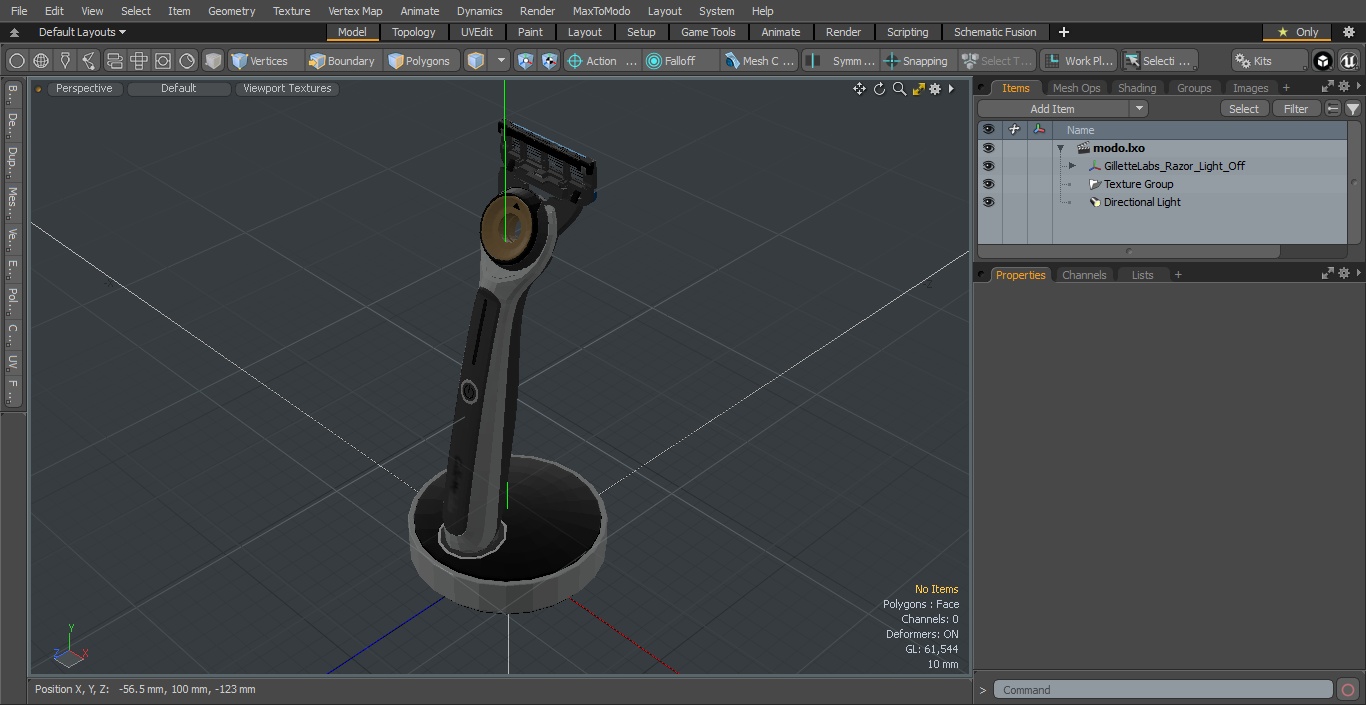 Gillette Labs Razor Light Off 3D model