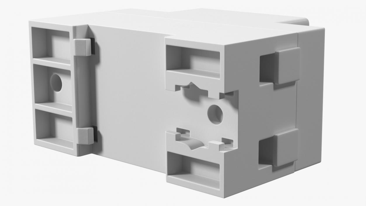 3D model Wifi Smart Energy Monitor Turned On