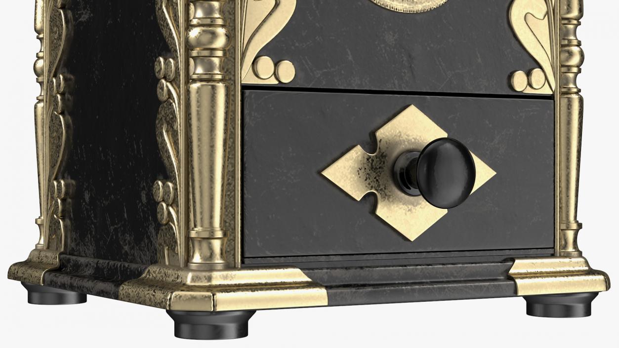 Antique Manual Coffee Grinder 3D model