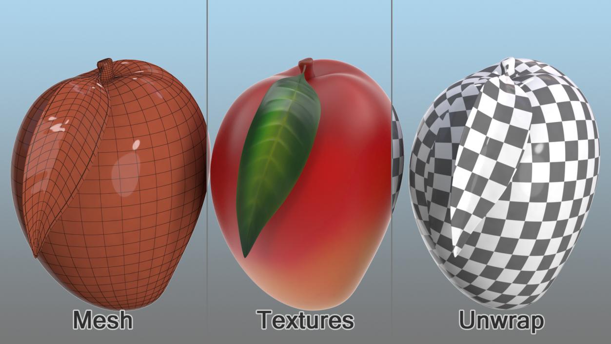 Cartoon Fruits Collection 3 3D