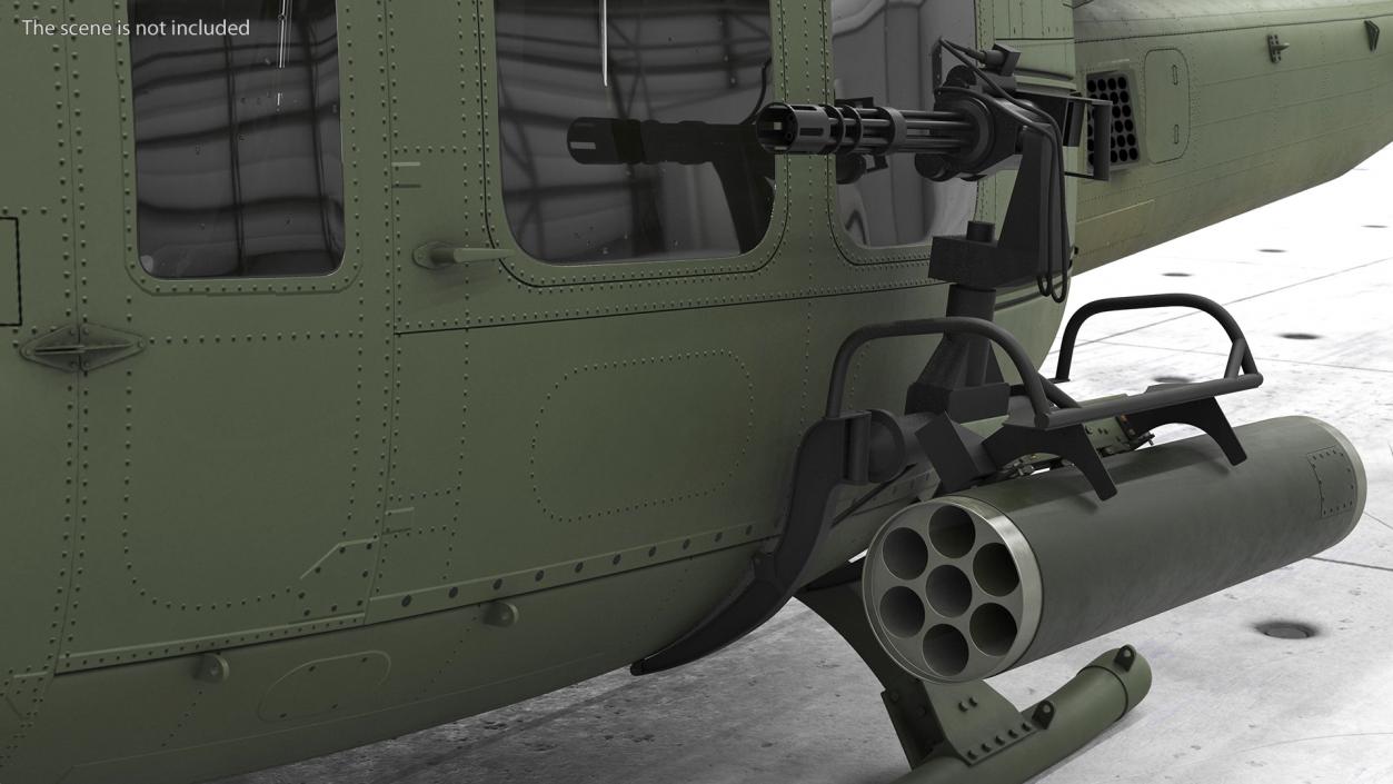 Military Medium Utility Helicopter 3D model