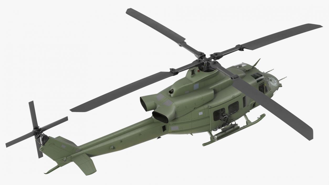 Military Medium Utility Helicopter 3D model