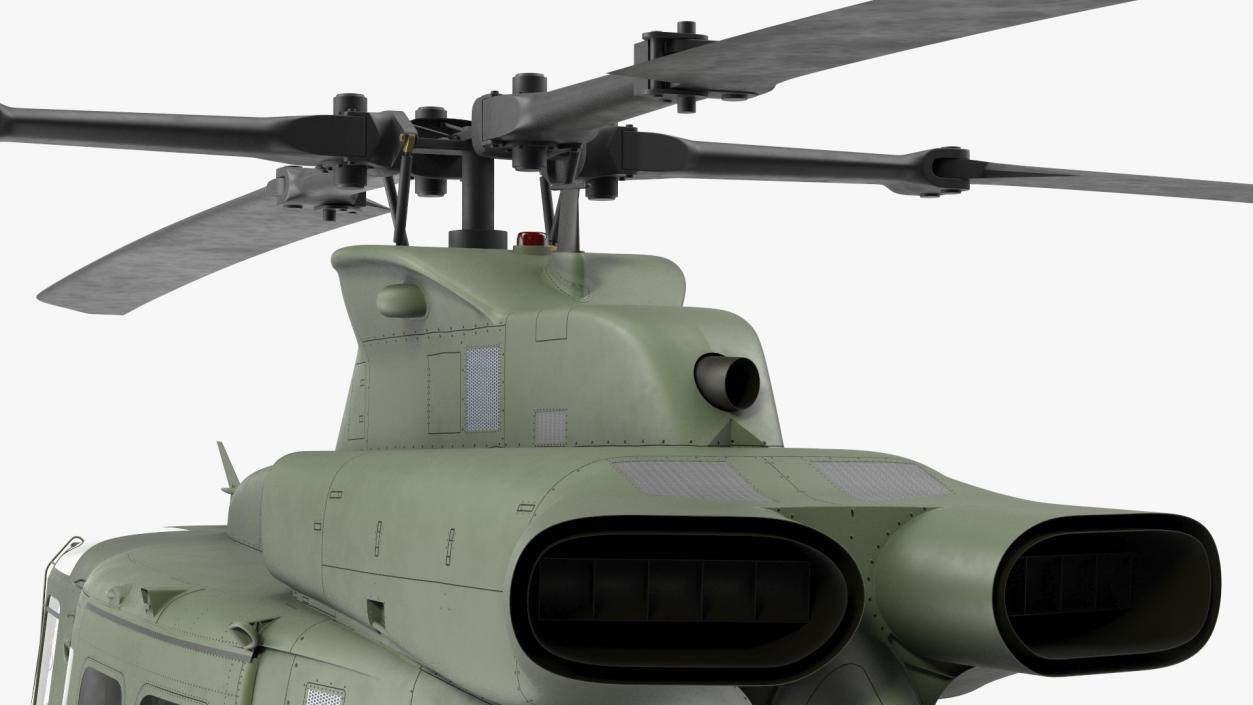 Military Medium Utility Helicopter 3D model