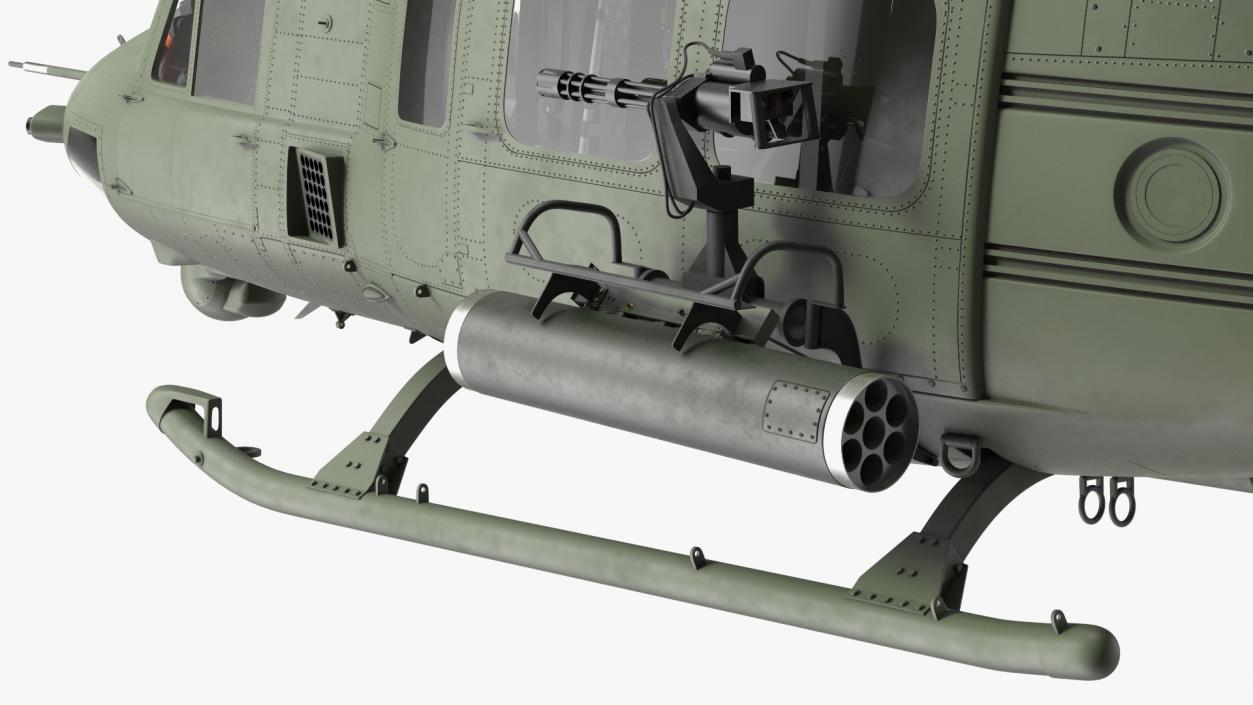 Military Medium Utility Helicopter 3D model