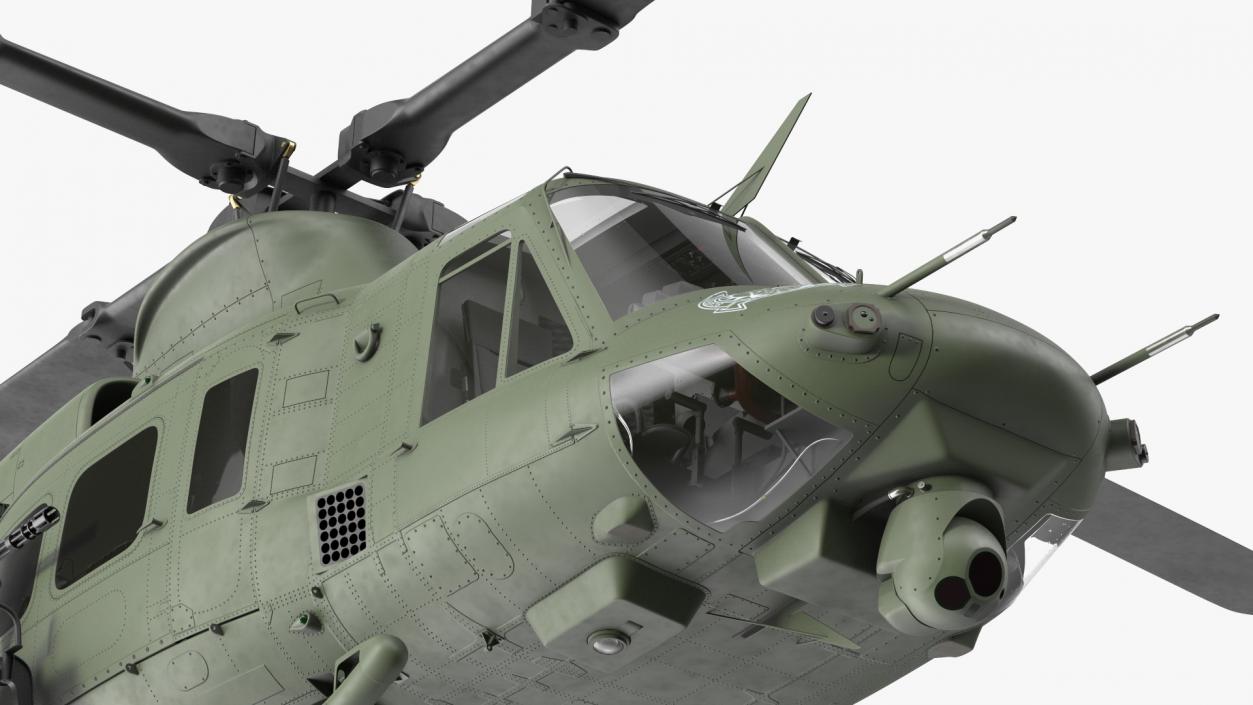 Military Medium Utility Helicopter 3D model