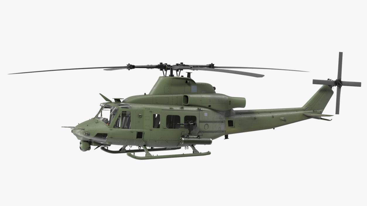 Military Medium Utility Helicopter 3D model