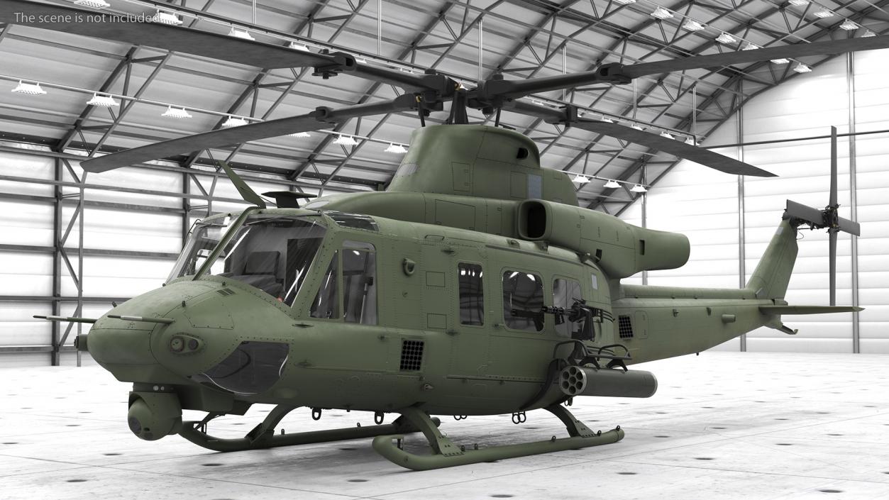 Military Medium Utility Helicopter 3D model