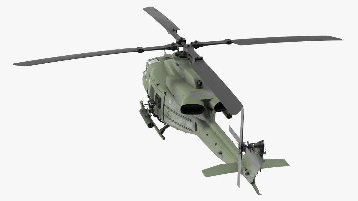 Military Medium Utility Helicopter 3D model