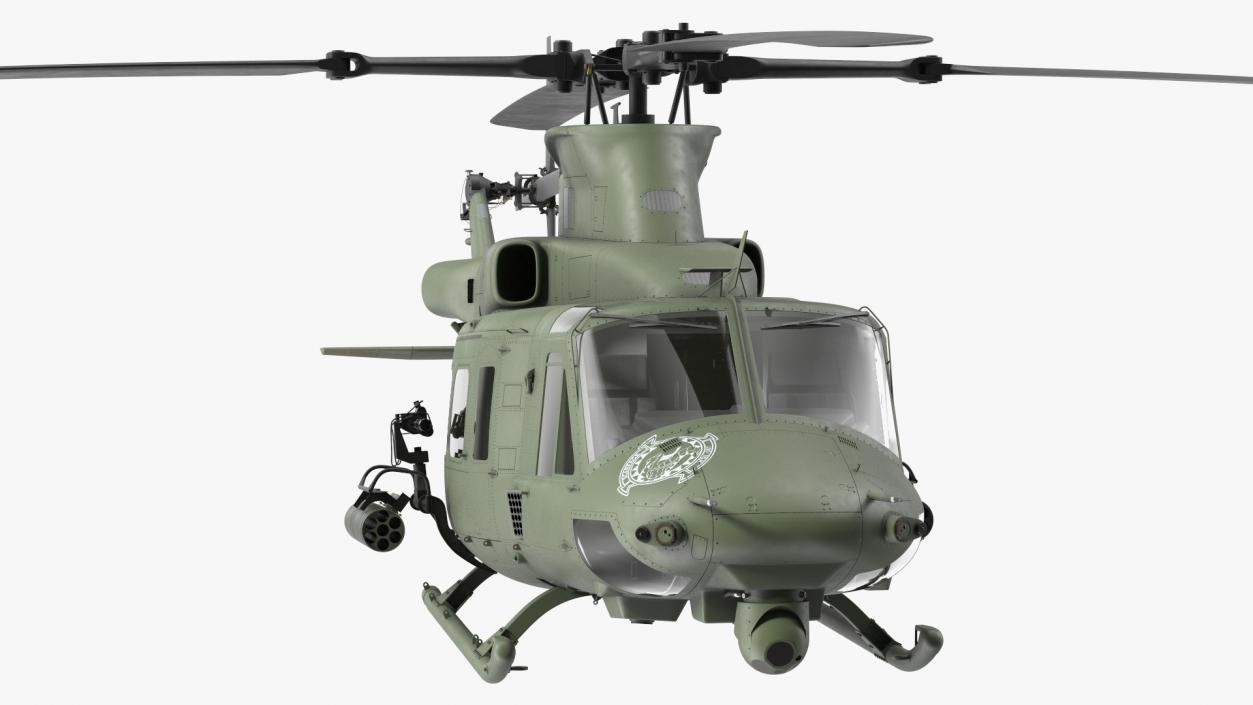 Military Medium Utility Helicopter 3D model