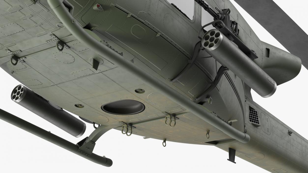 Military Medium Utility Helicopter 3D model