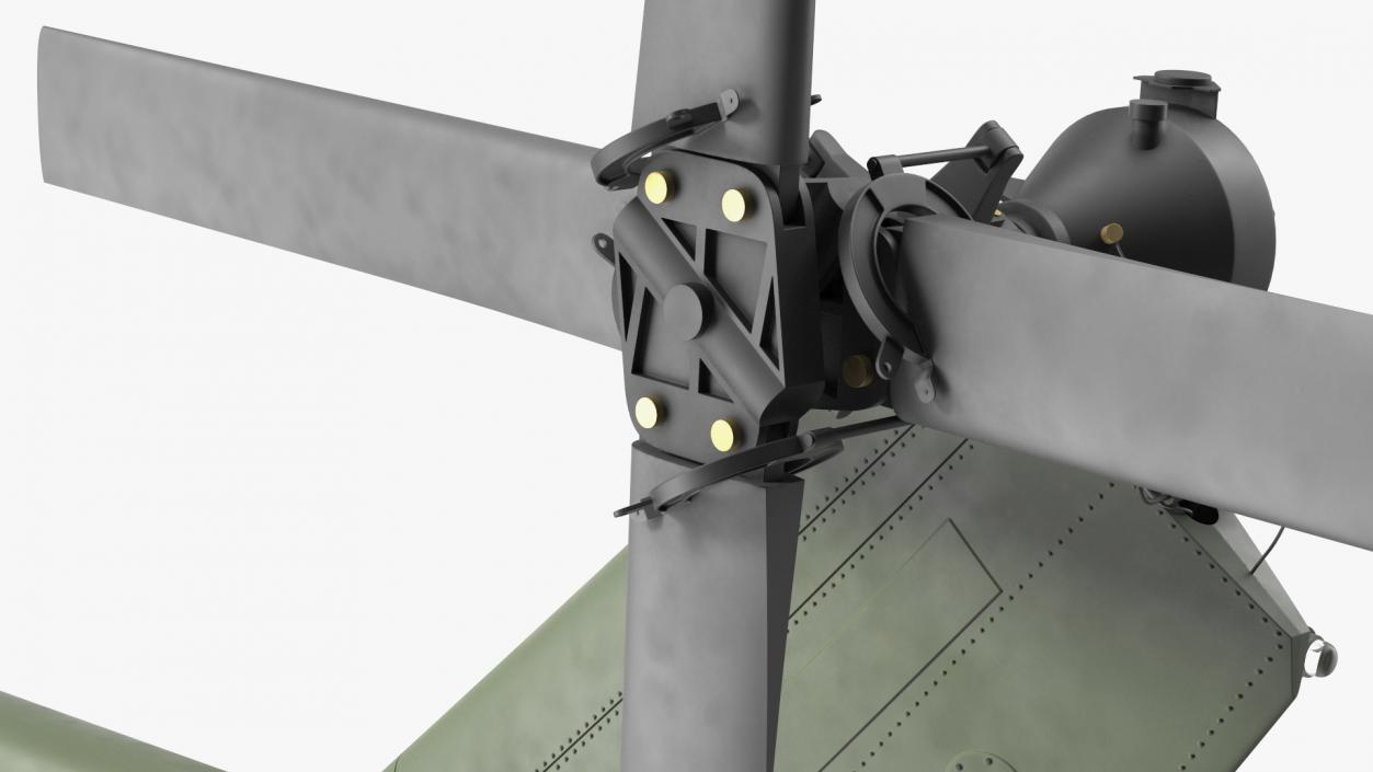 Military Medium Utility Helicopter 3D model