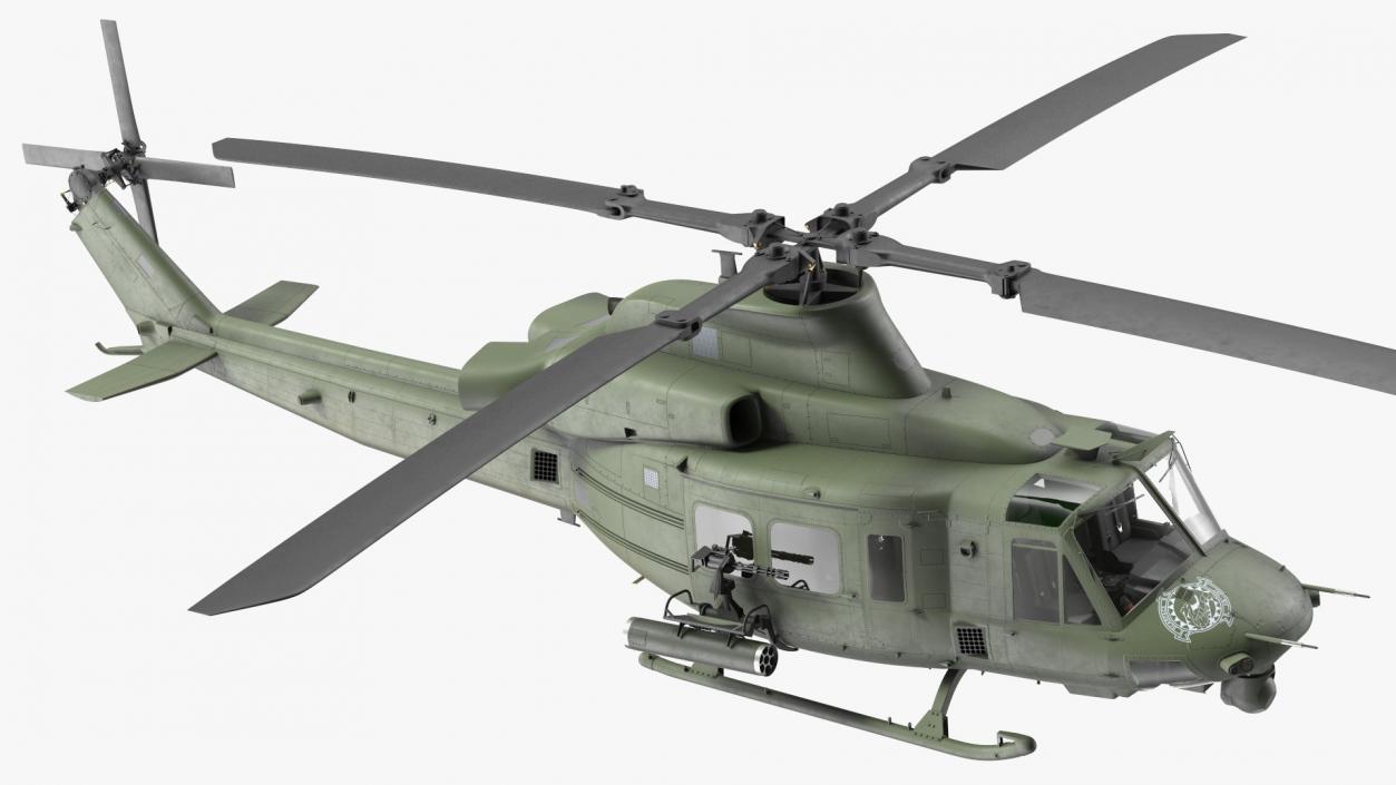 Military Medium Utility Helicopter 3D model