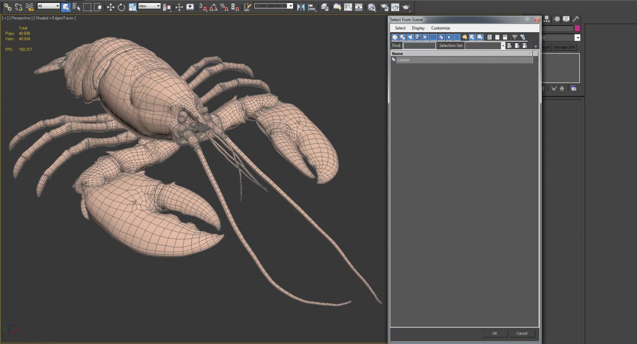 Lobster 3D model