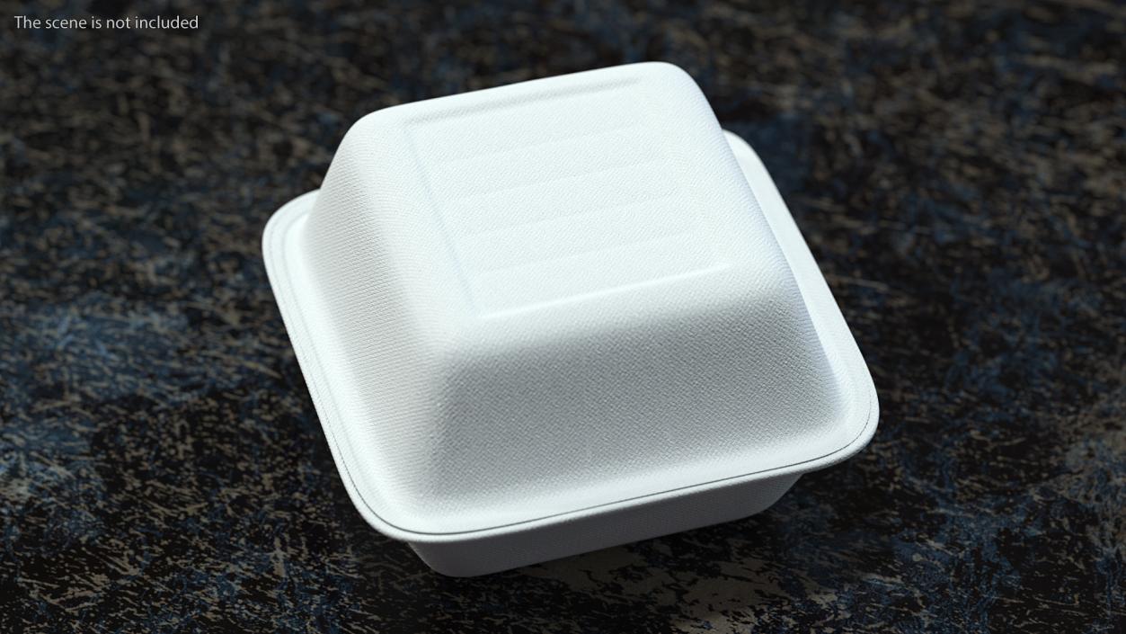 3D Food Container Square Closed model