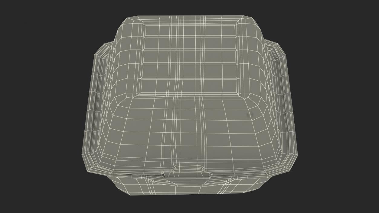 3D Food Container Square Closed model