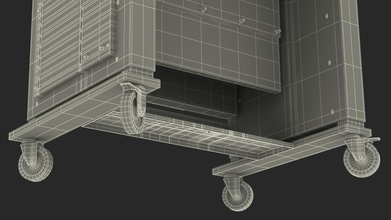 3D Laminar Flow Glovebox Sterile Isolator model