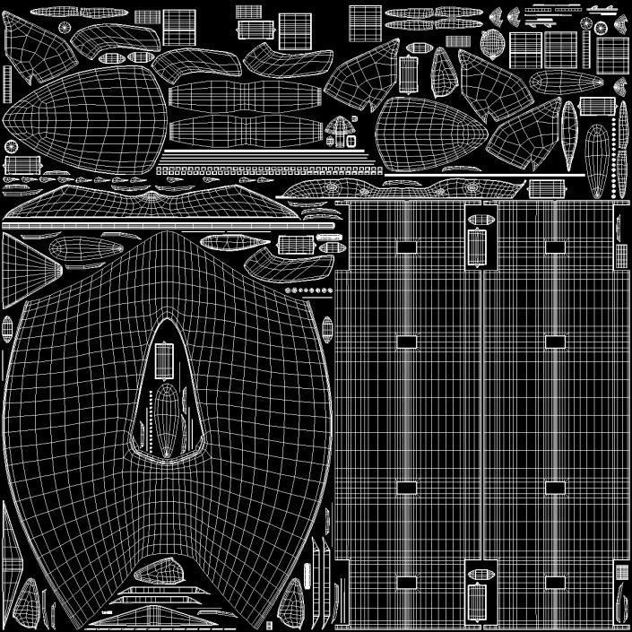 Helix Pivotal eVTOL Aircraft Black 3D model