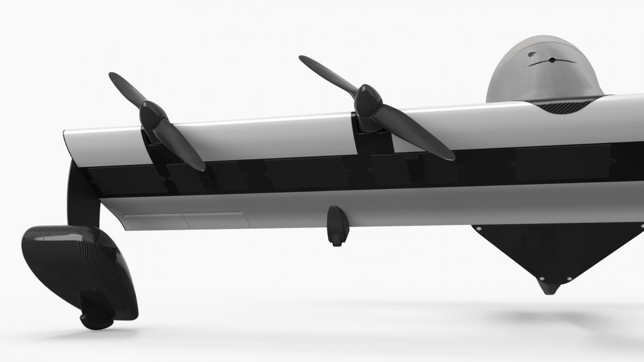 Helix Pivotal eVTOL Aircraft Black 3D model