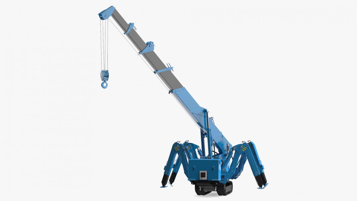 Spider Mini Crane Rigged 3D model