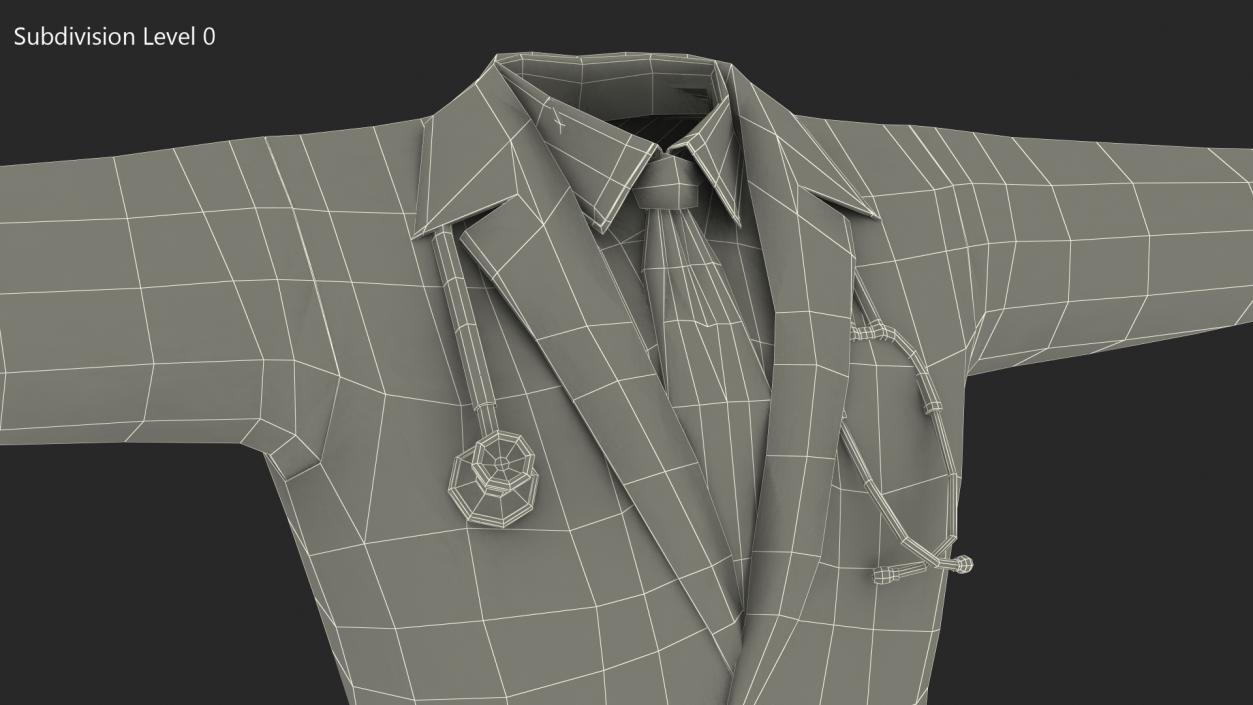 Doctor Clothes 3D model