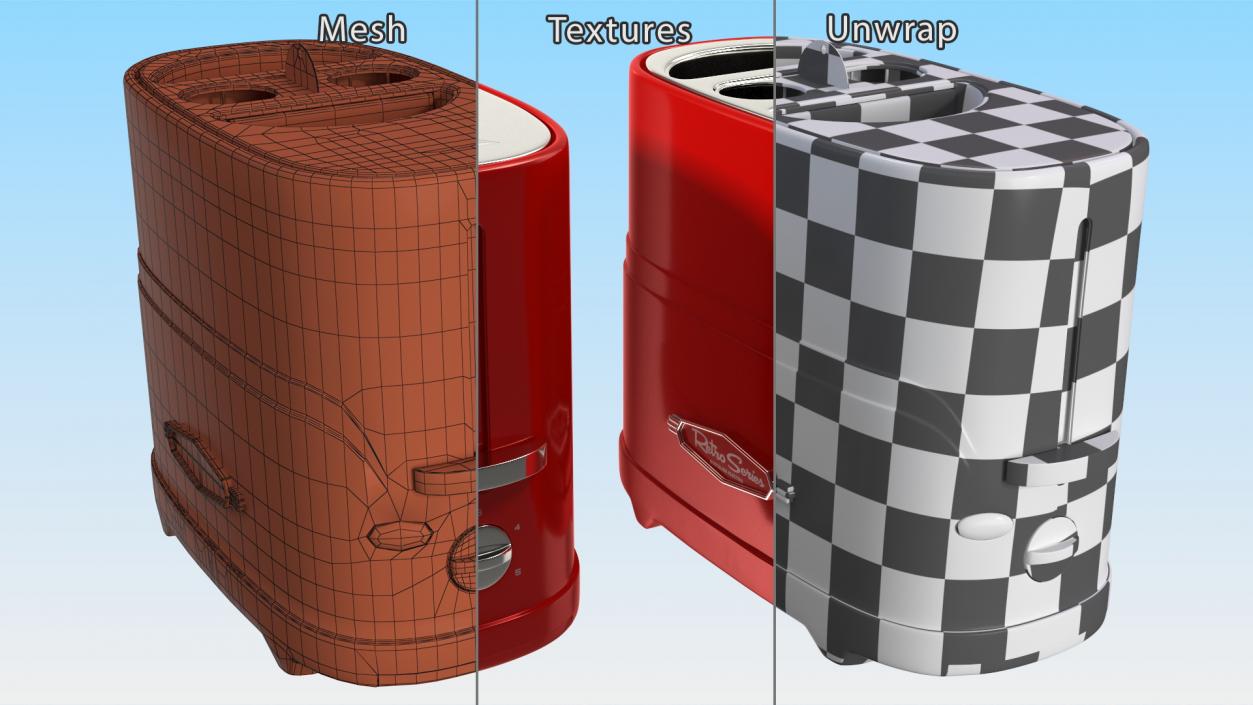 3D model Nostalgia Retro Series Pop-Up Hot Dog Toaster