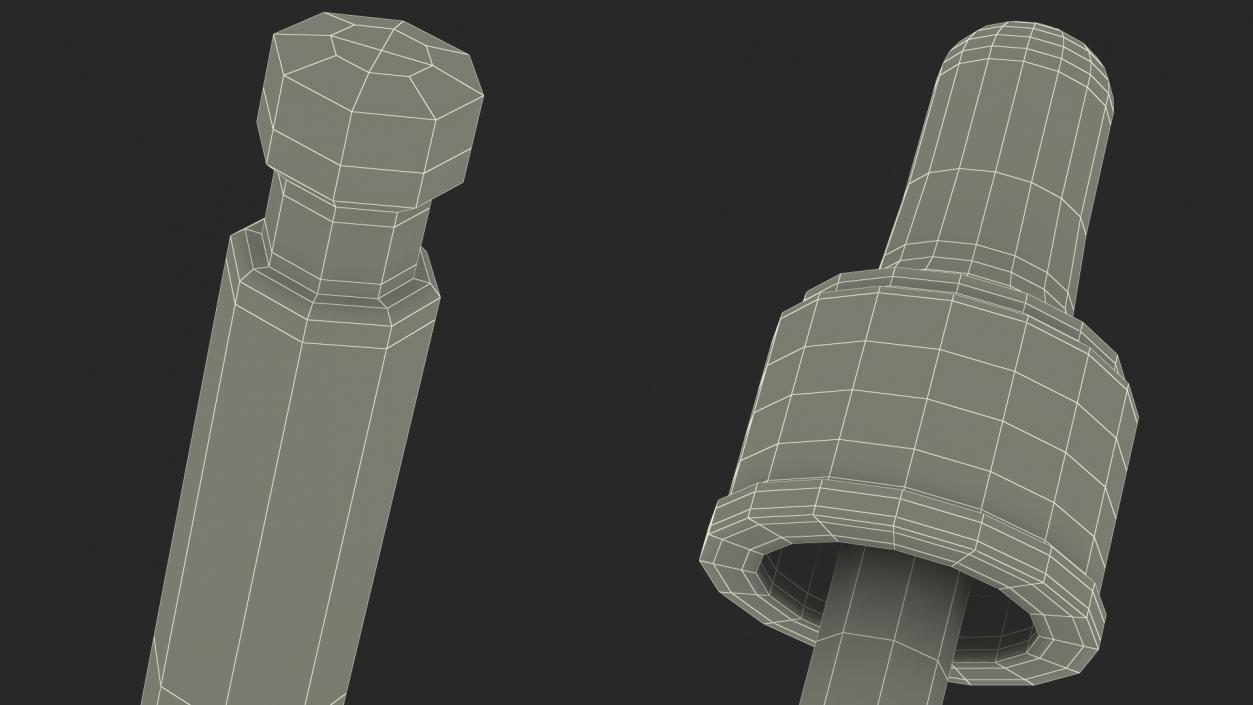 3D Glass Dropper model