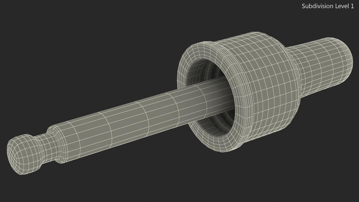 3D Glass Dropper model