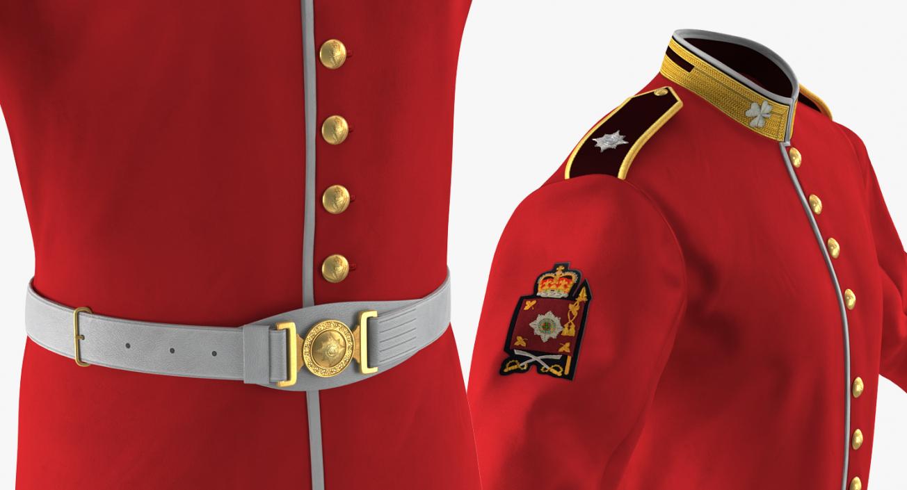 3D model Irish Guard Sergeant Uniform 2