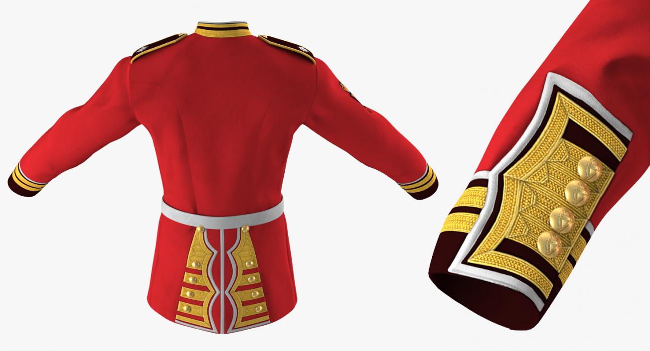 3D model Irish Guard Sergeant Uniform 2